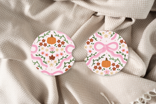 Fall Coquette Car Coaster