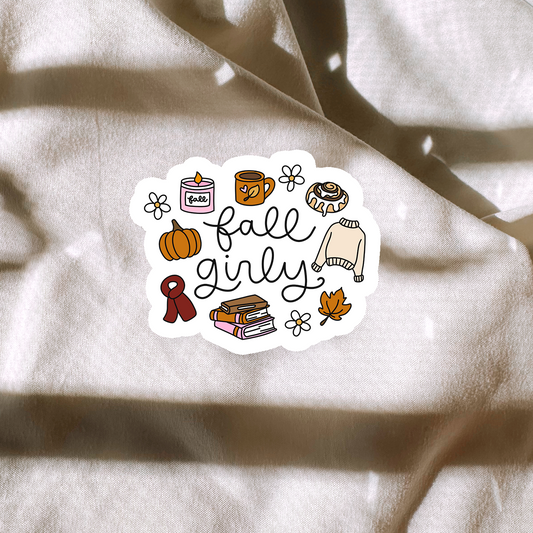 Fall Girly Sticker