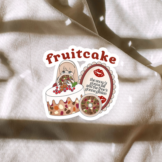 Fruitcake Sticker