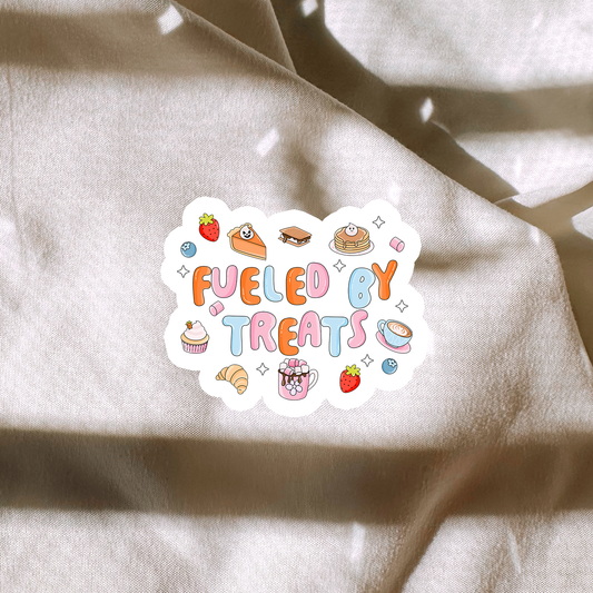 Fueled By Treats | Comfort Food Sticker