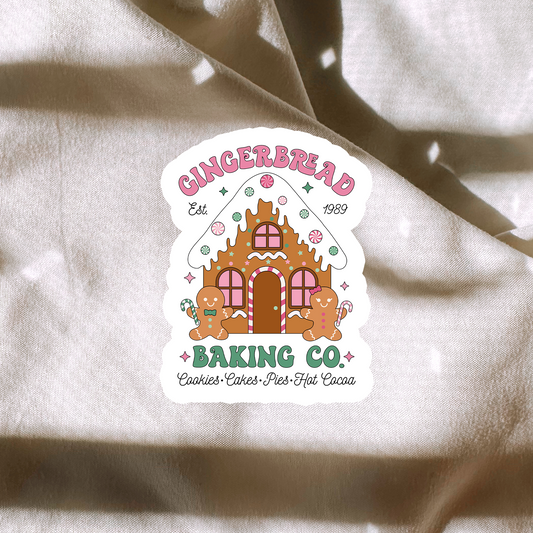 Gingerbread Baking Co Sticker