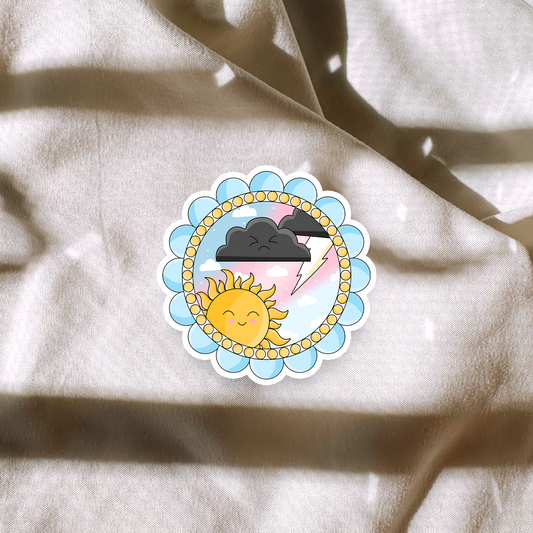 Grumpy Sunshine Sticker