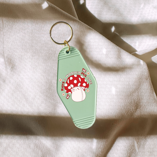 Have A Wonderful Life | Plush Mushroom | Keychain