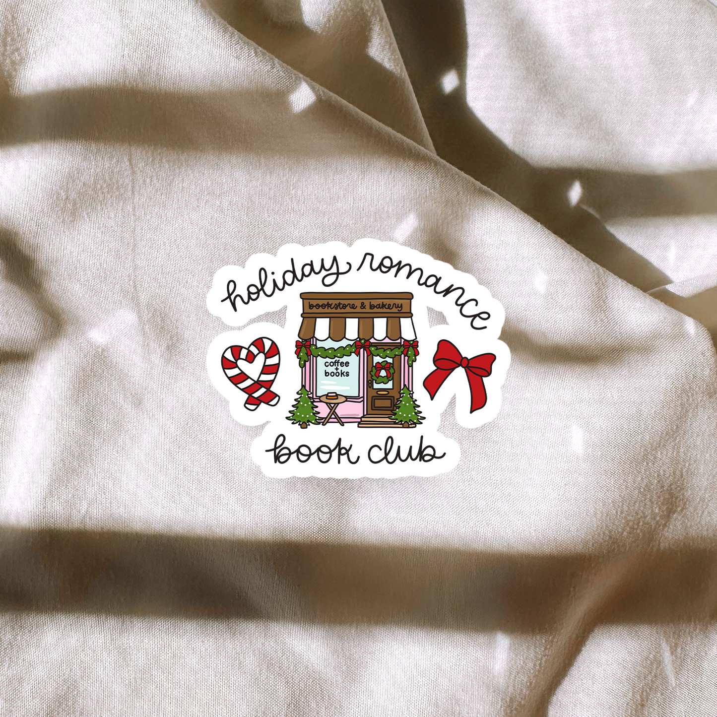 Holiday Romance Book Club Sticker