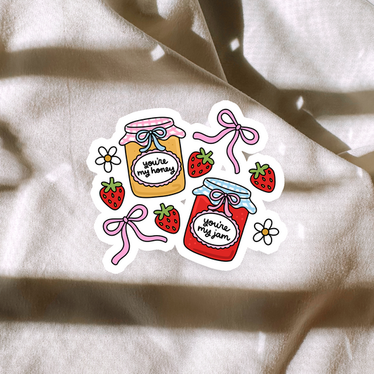 Honey To My Jam Sticker