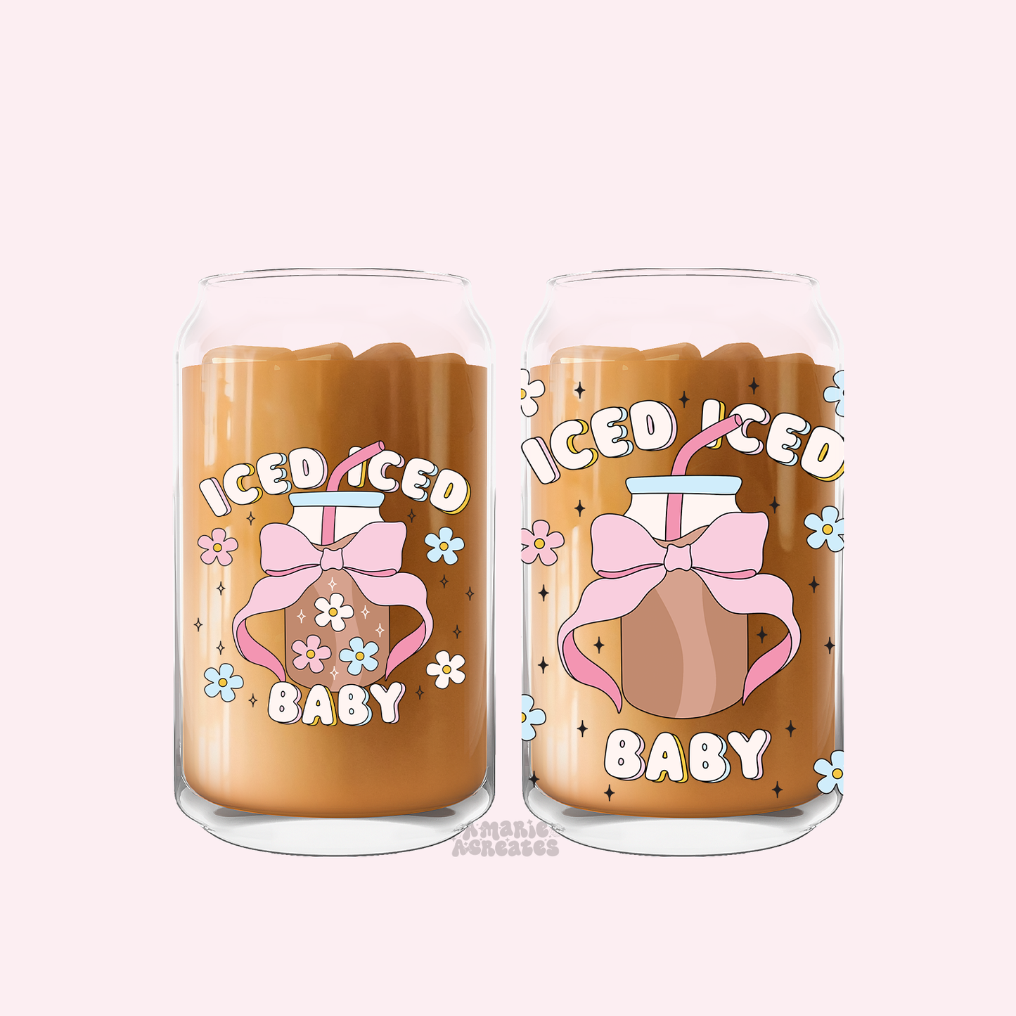 Iced Iced Baby Glass Cup