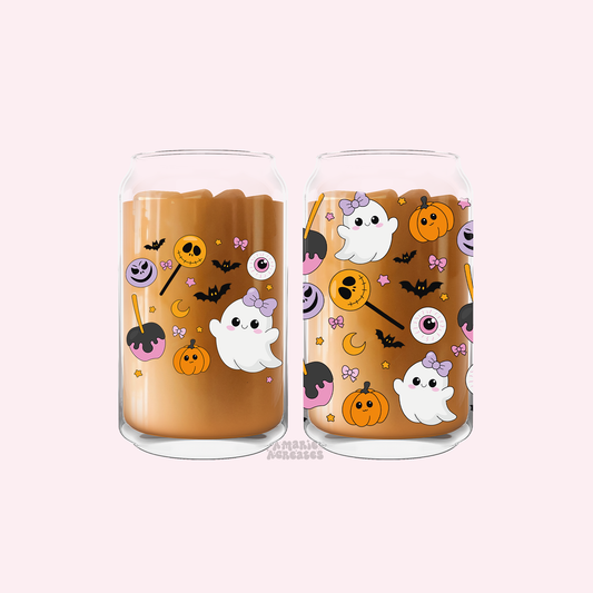 Im Just A Ghoul Glass Cup