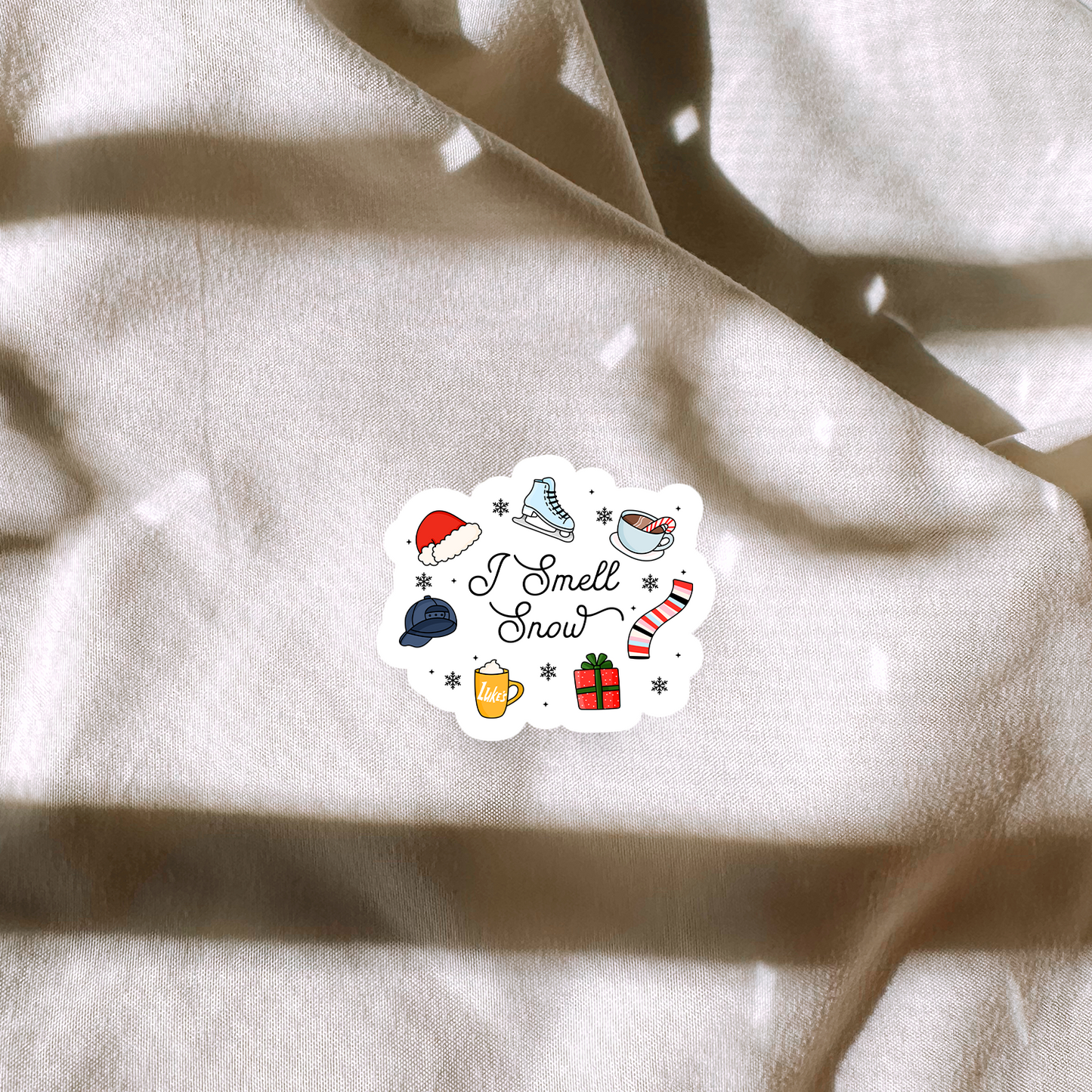 I Smell Snow Sticker