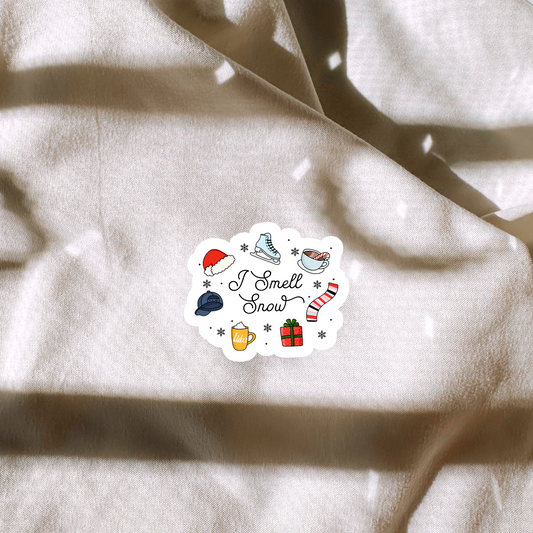 I Smell Snow Sticker