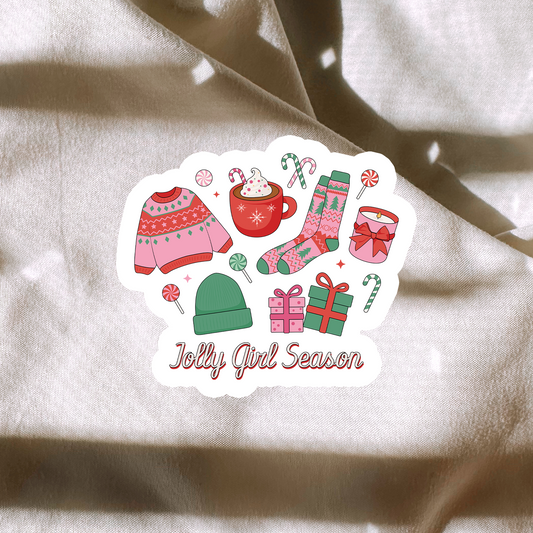 Jolly Girl Season Sticker