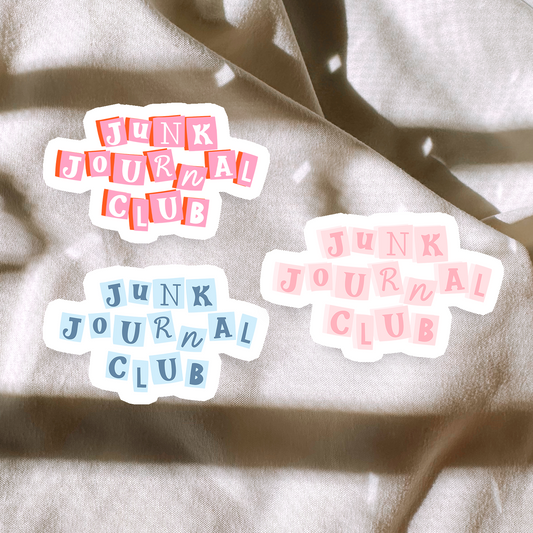 Junk Journal Club Sticker