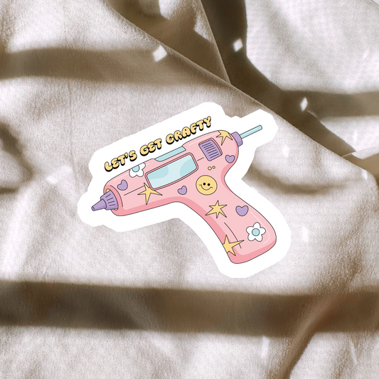 Lets Get Crafty Sticker