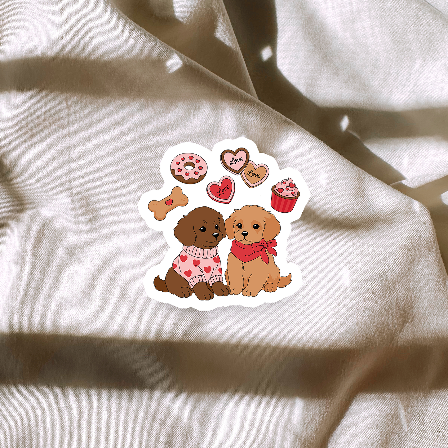 Love Puppies Sticker
