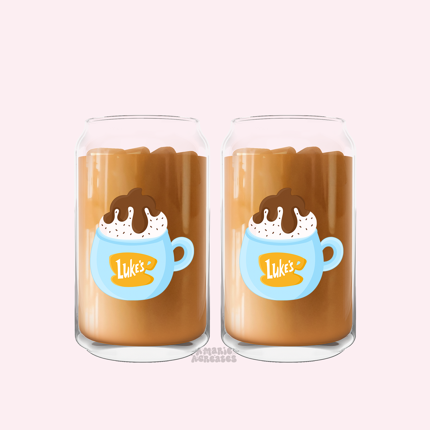 Lukes Hot Cocoa Glass Cup