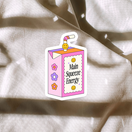 Main Squeeze Energy Juice Sticker