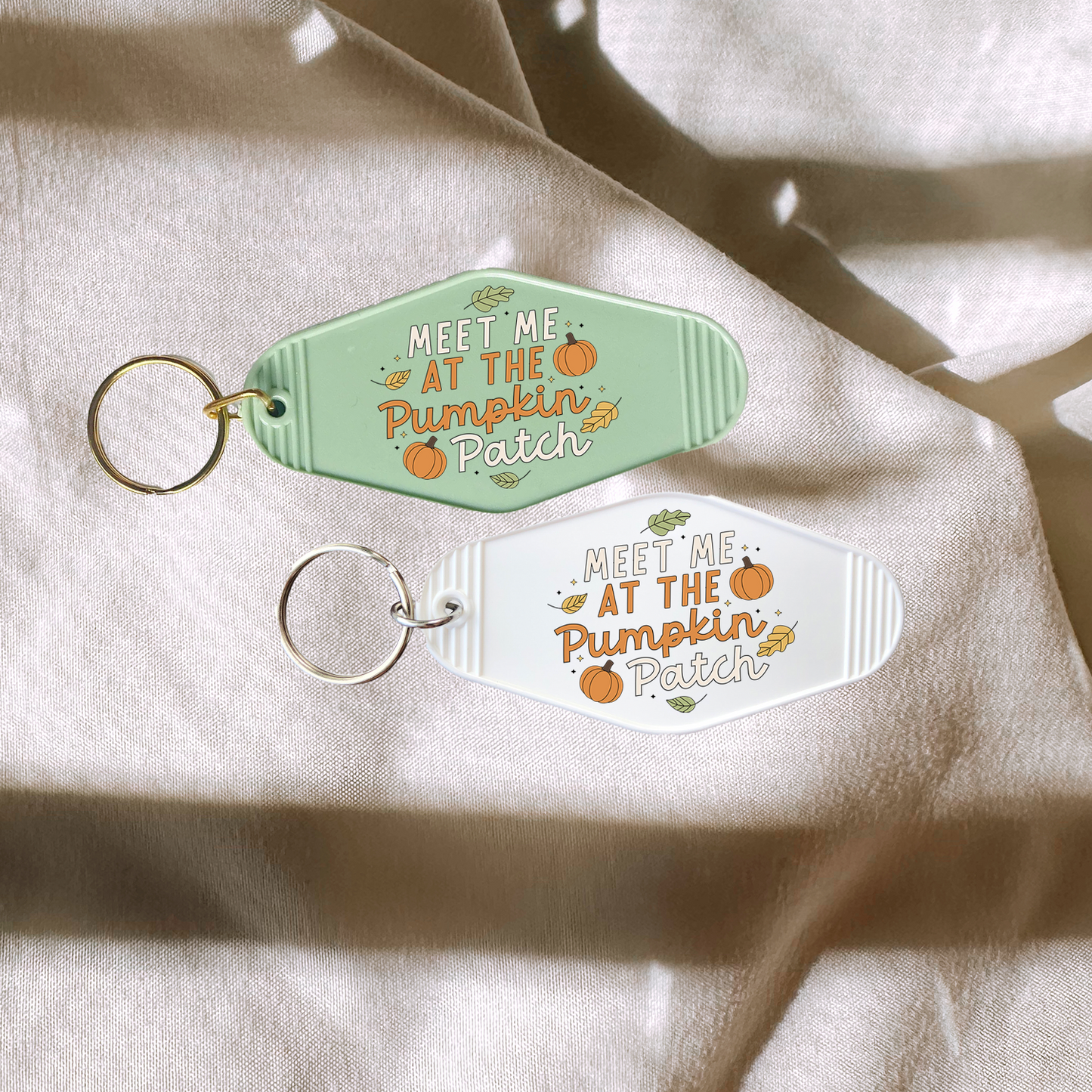 Meet Me At The Pumpkin Patch Keychain