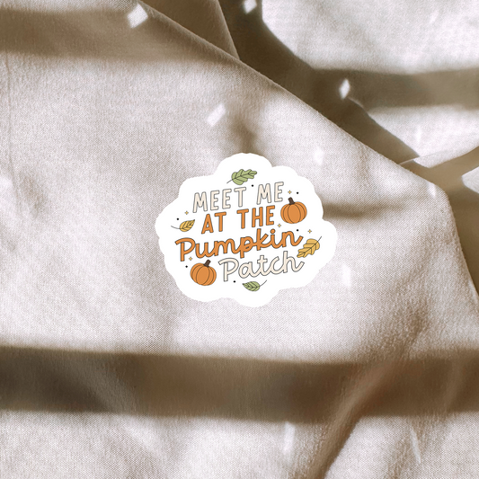 Meet Me At The Pumpkin Patch Sticker