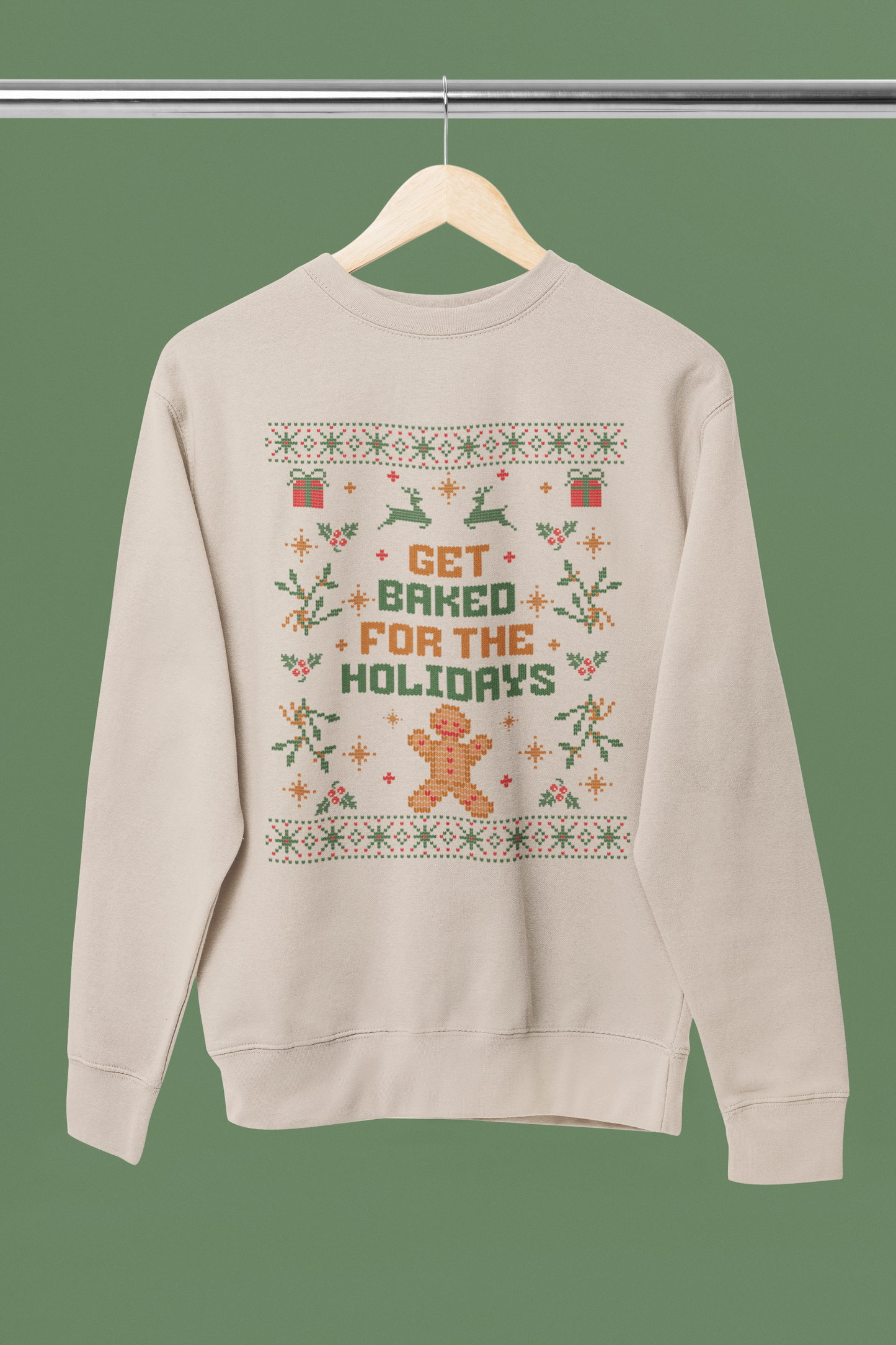 Get Baked For The Holidays Crewneck