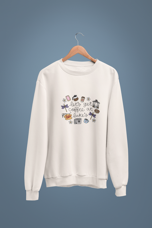 Lets Get Coffee At Lukes Crewneck/Hoodie