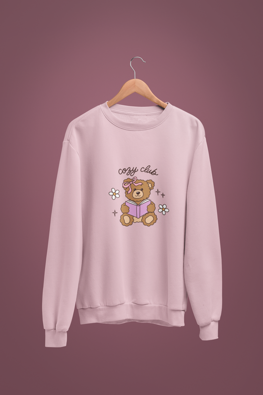 Cozy Club Bear Crewneck/Hoodie