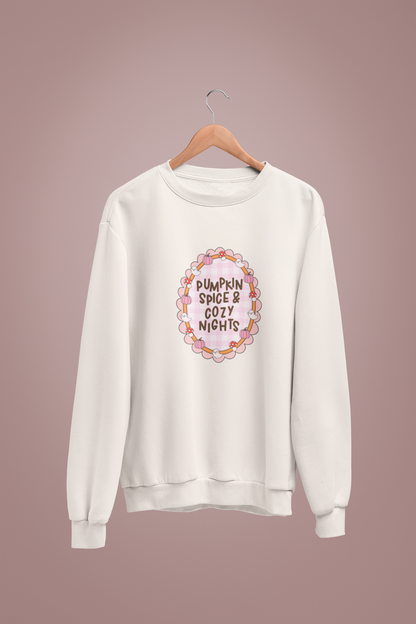 Pumpkin Spice & Cozy Nights Crewneck/Hoodie