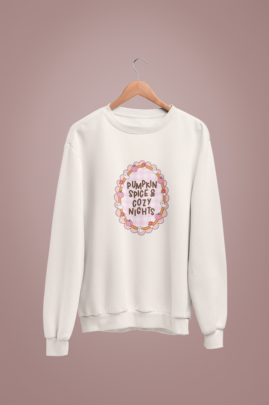 Pumpkin Spice & Cozy Nights Crewneck/Hoodie