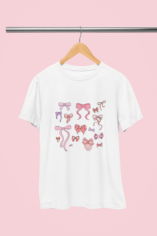 Girly Bows Graphic Top