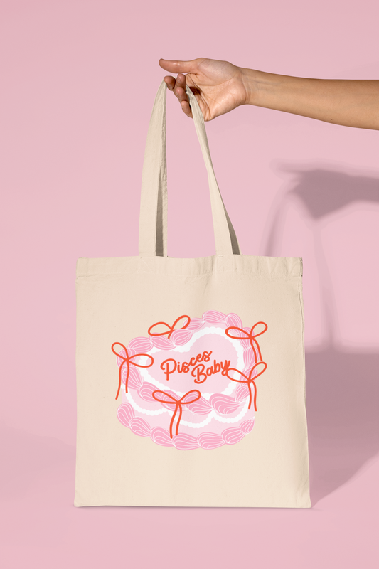 Zodiac Baby | Vintage Cake Tote Bag