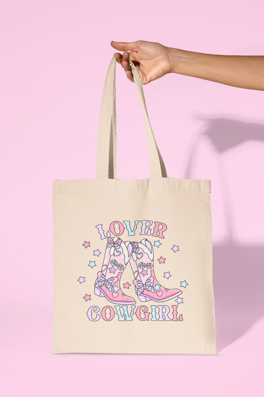Lover Cowgirl Tote Bag