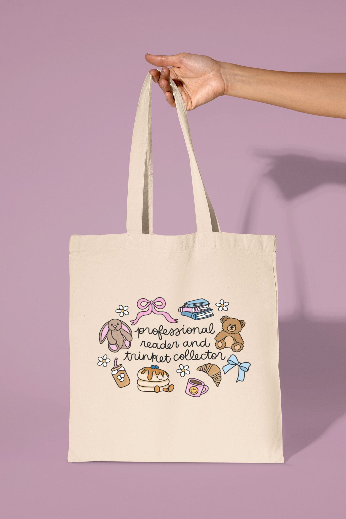 Professional Reader & Trinket Collector Tote Bag