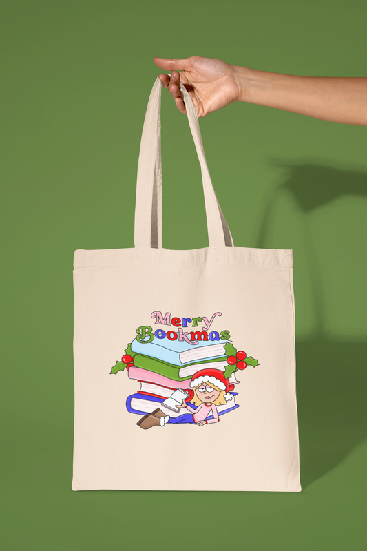 Merry Bookmas Lizzie Tote Bag