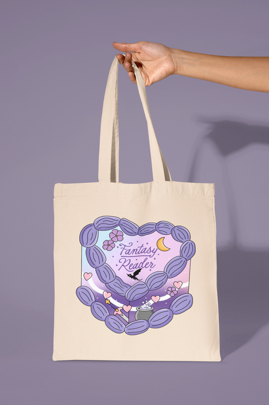Fantasy Reader Tote Bag