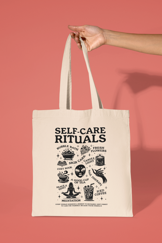 Self Care Rituals Tote Bag