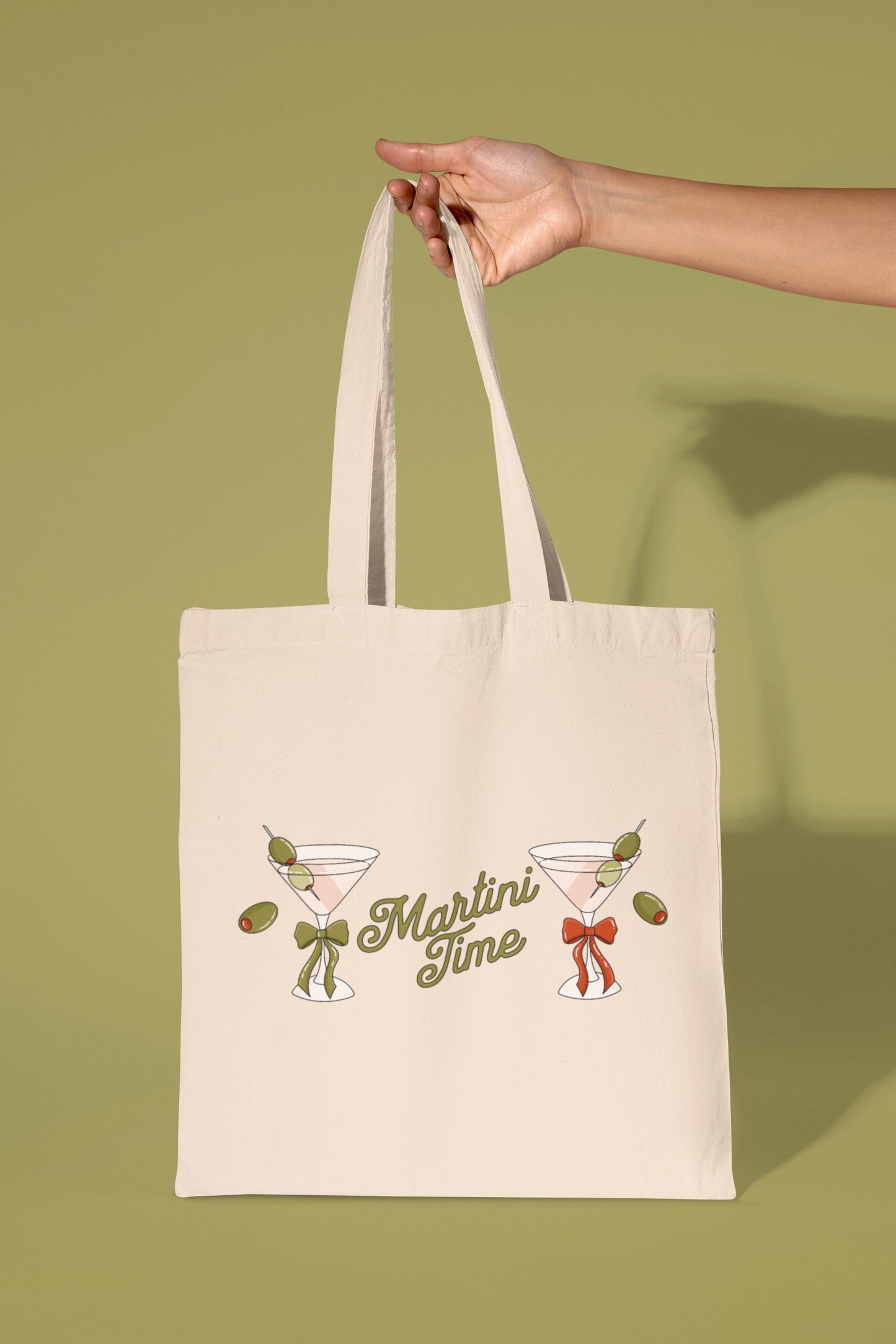 Martini Time Tote Bag