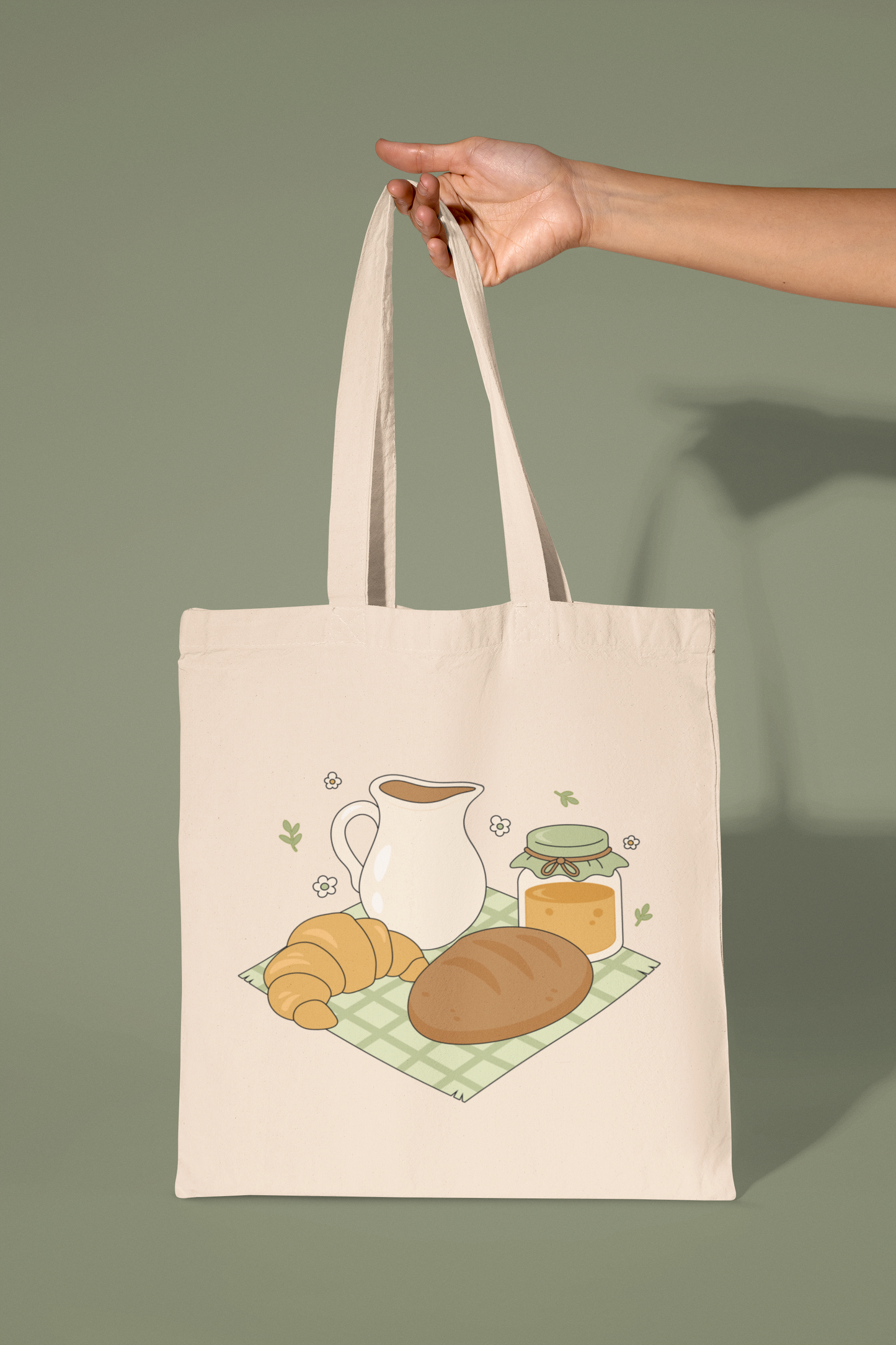 Cottage Breakfast Tote Bag