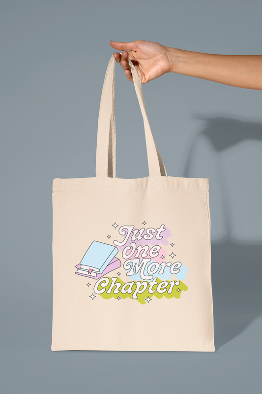 Just One More Chapter Tote Bag