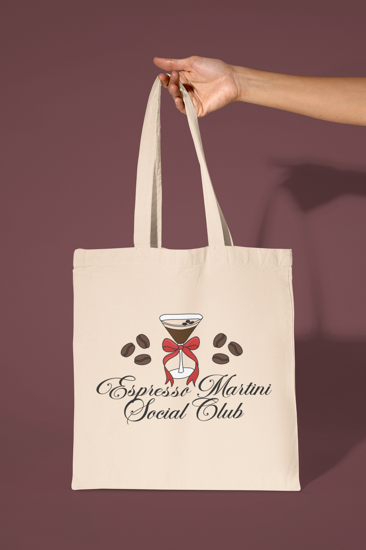 Espresso Martini Social Club Tote Bag