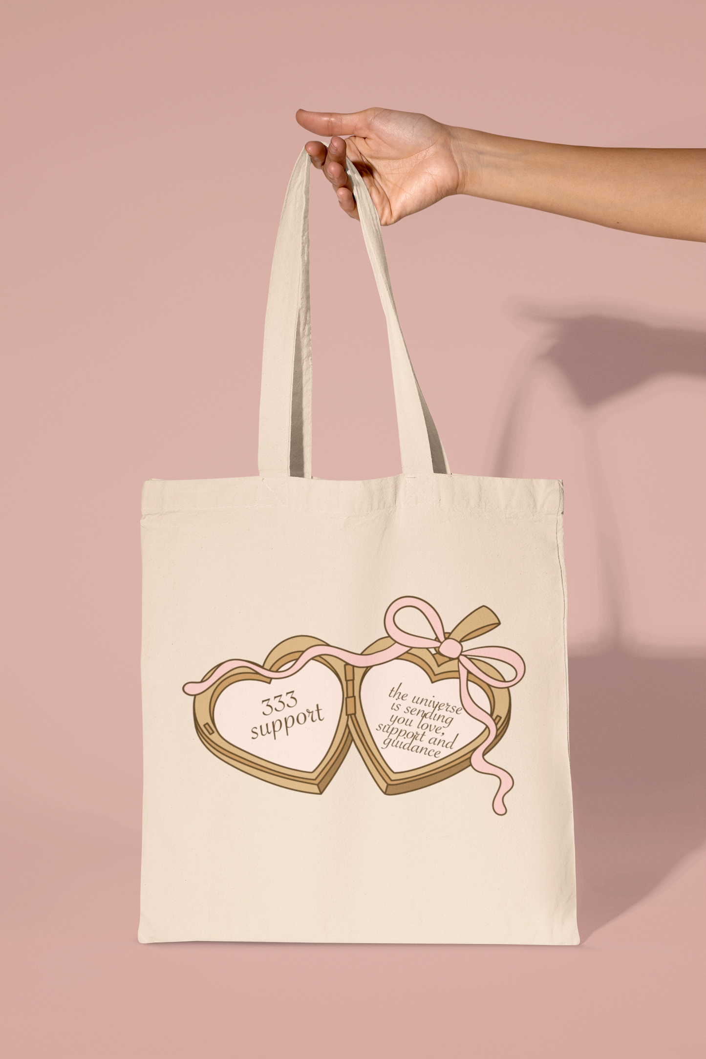 Angel Number Locket Tote Bag