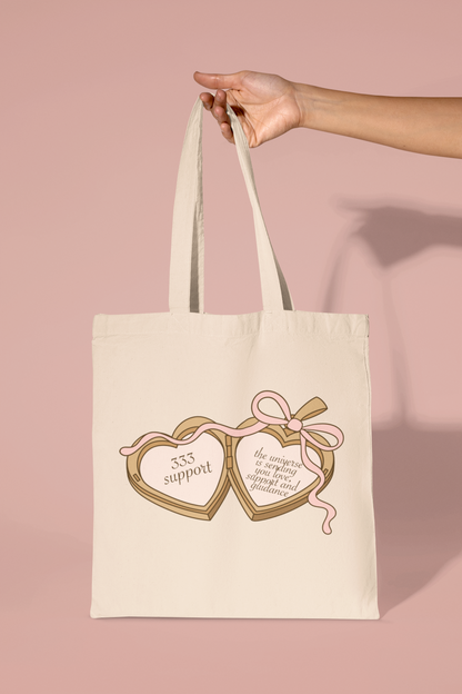 Angel Number Locket Tote Bag