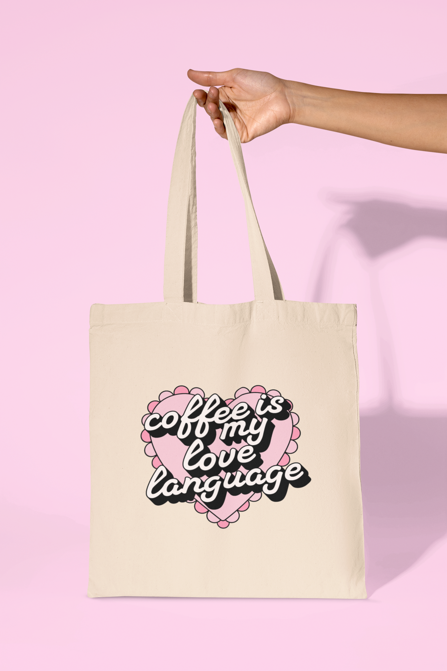 Coffee Is My Love Language Tote Bag