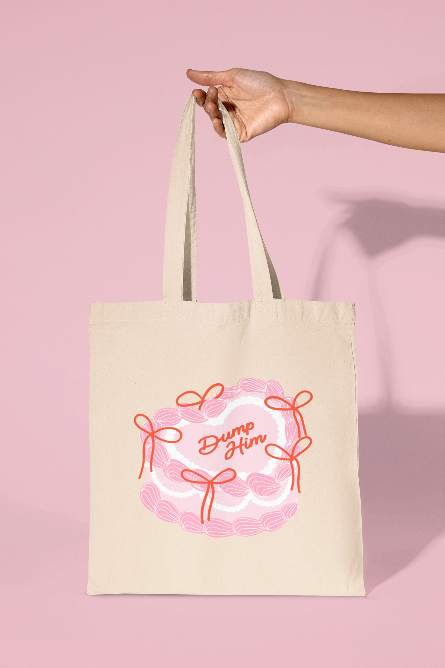 Dump Him Vintage Cake Tote Bag
