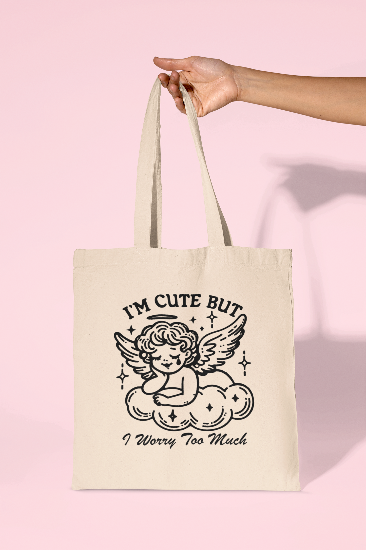 Im Cute But I Worry Too Much Tote Bag