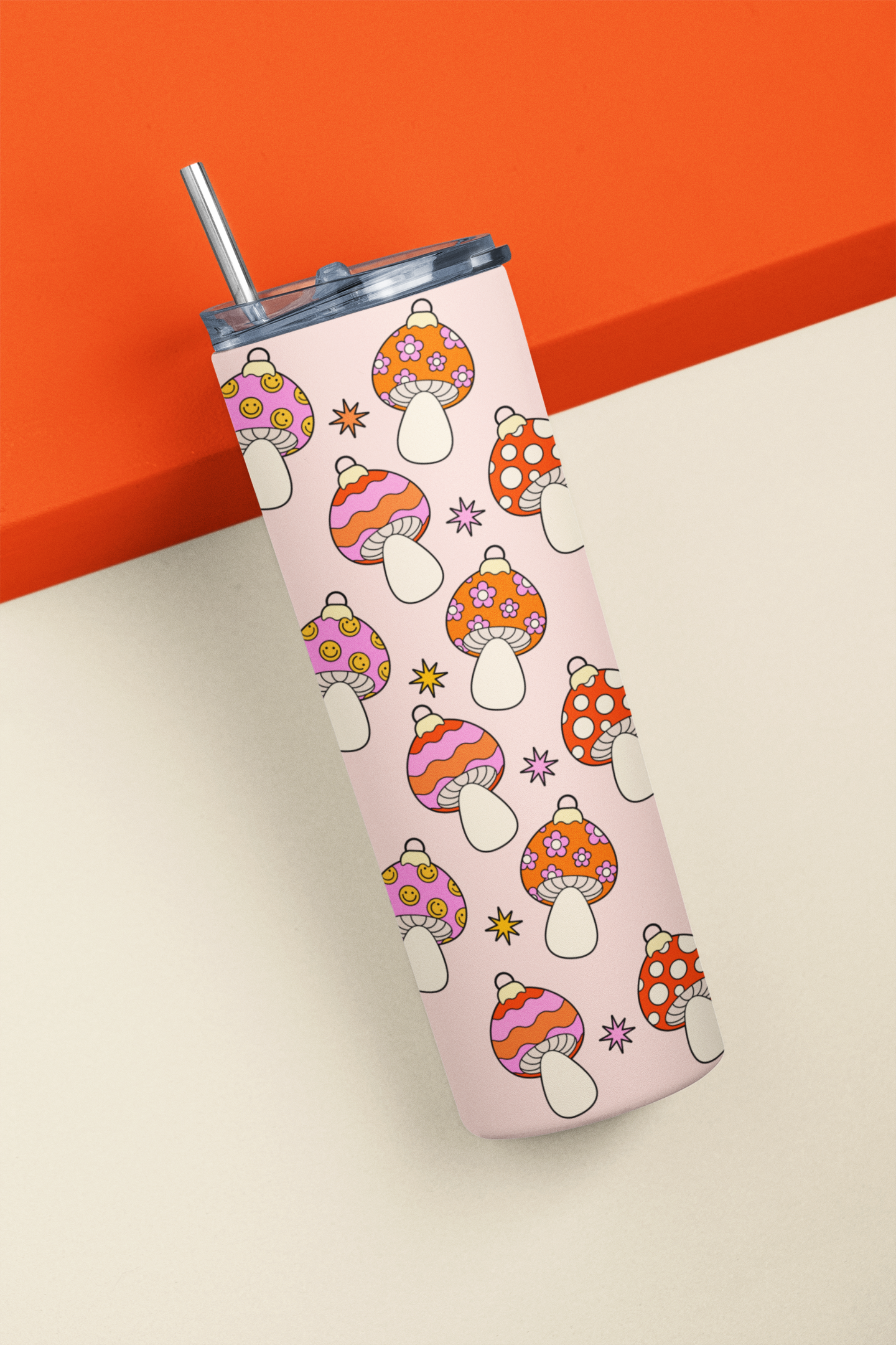 Mushroom Ornaments Tumbler or Flask