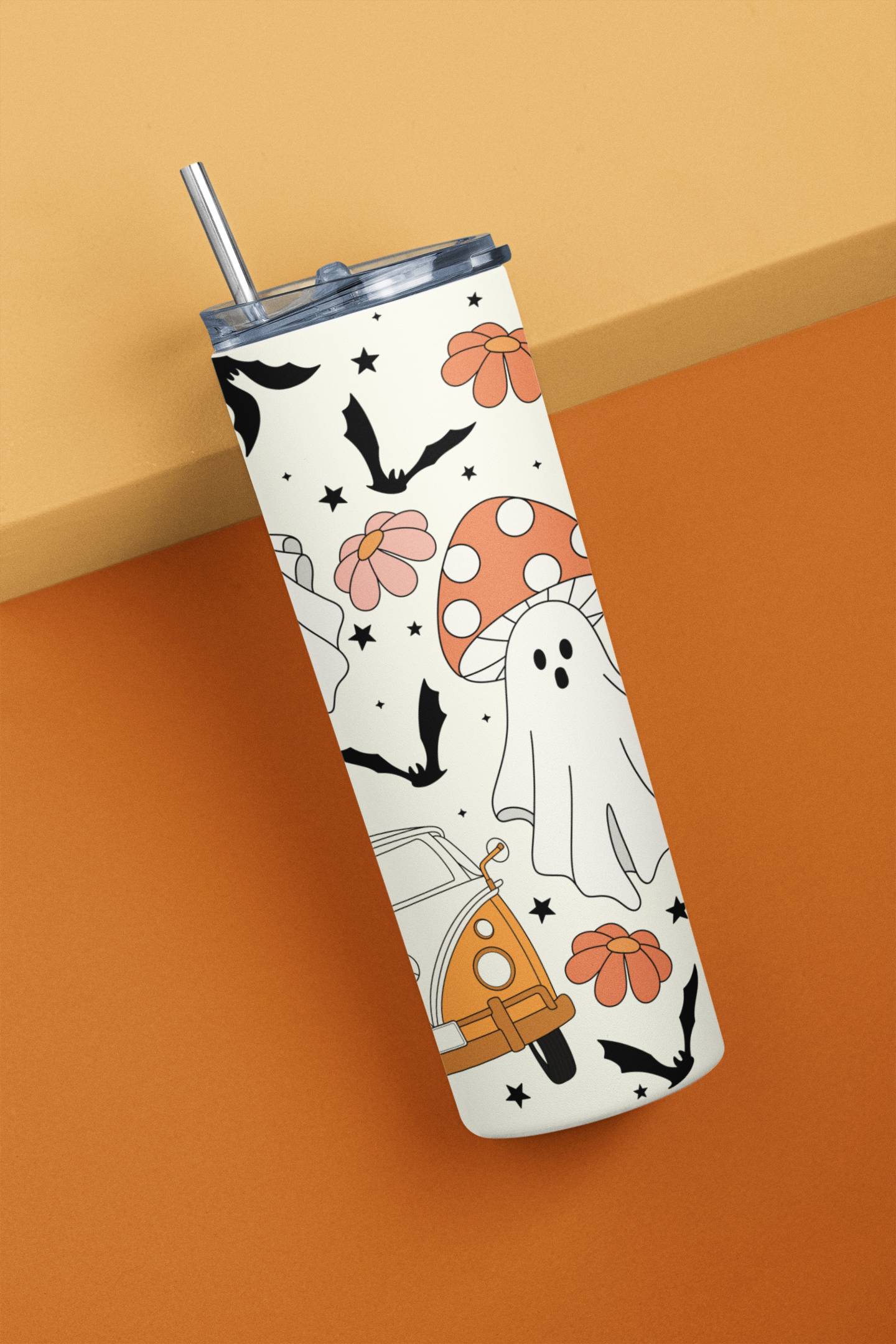 Spooky Groovy Tumbler or Flask