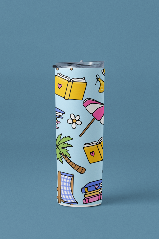 Summer Bookish Tumbler