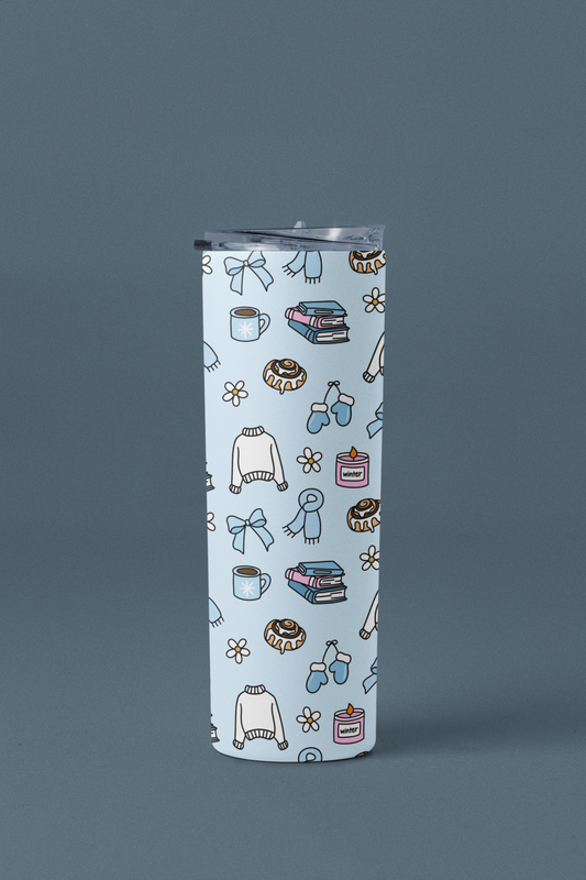 Cozy Winter Girly Tumbler