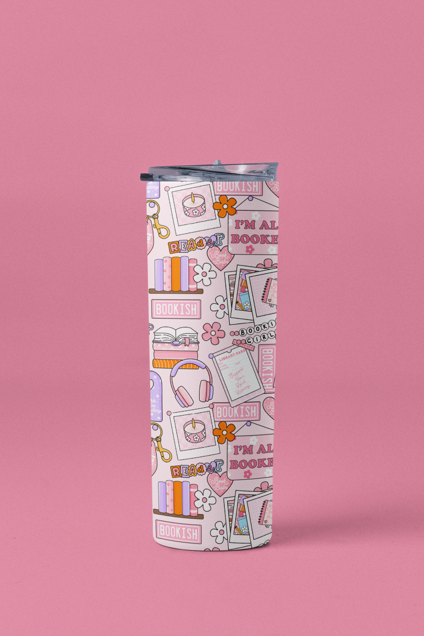 Bookish Moodboard Tumbler