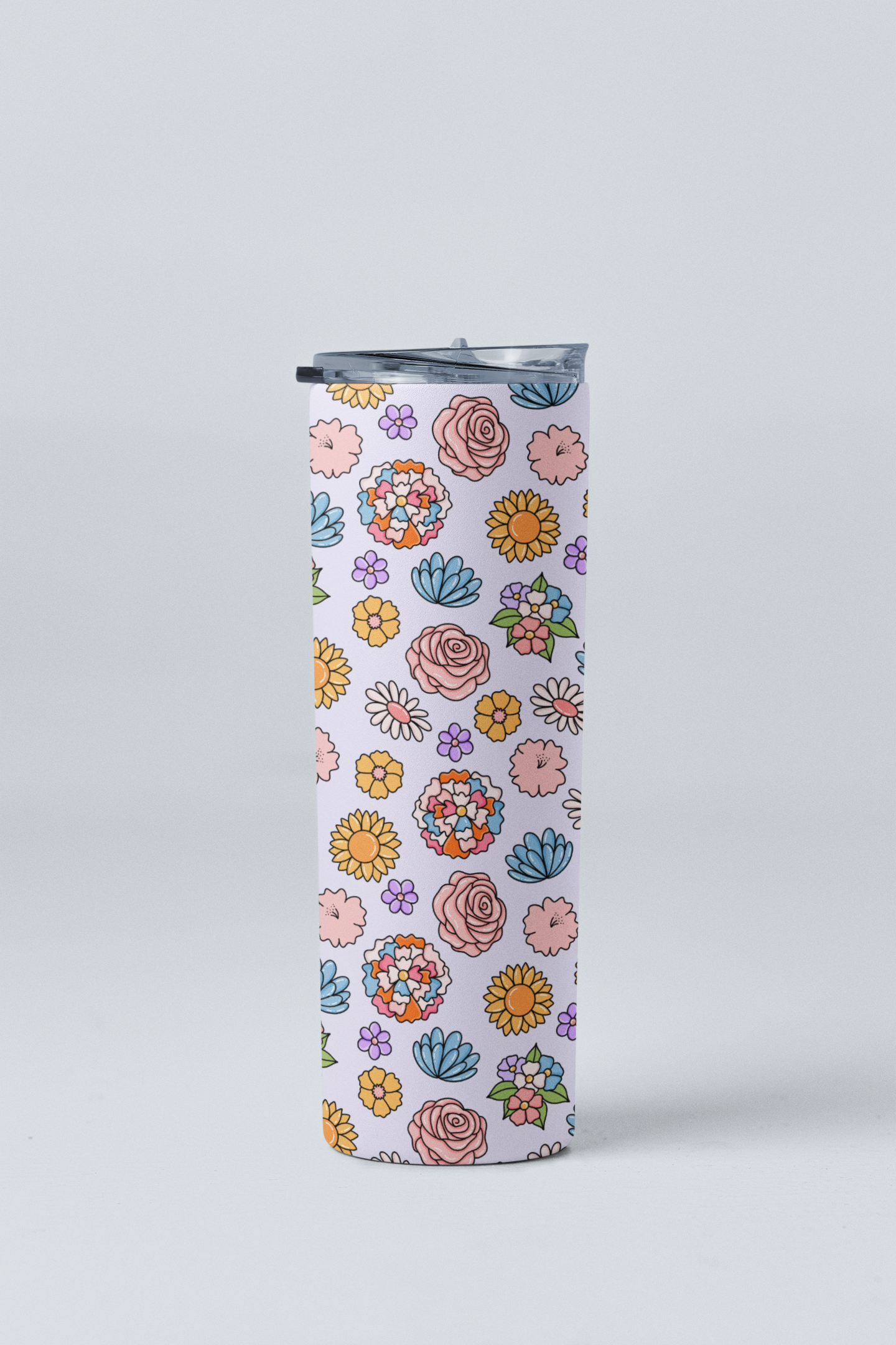 Groovy Spring Flower Tumbler