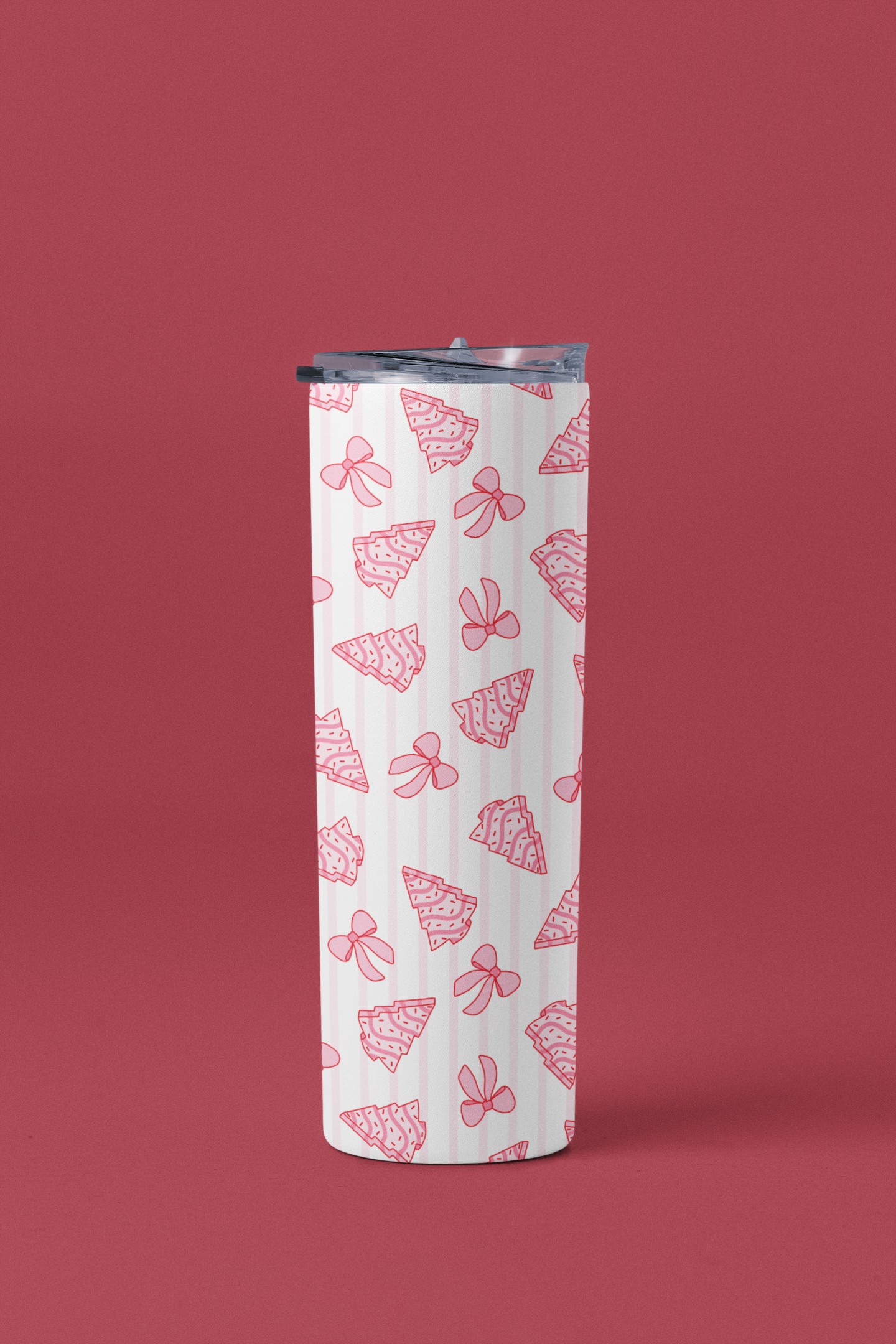 Pink Christmas Cookies Tumbler