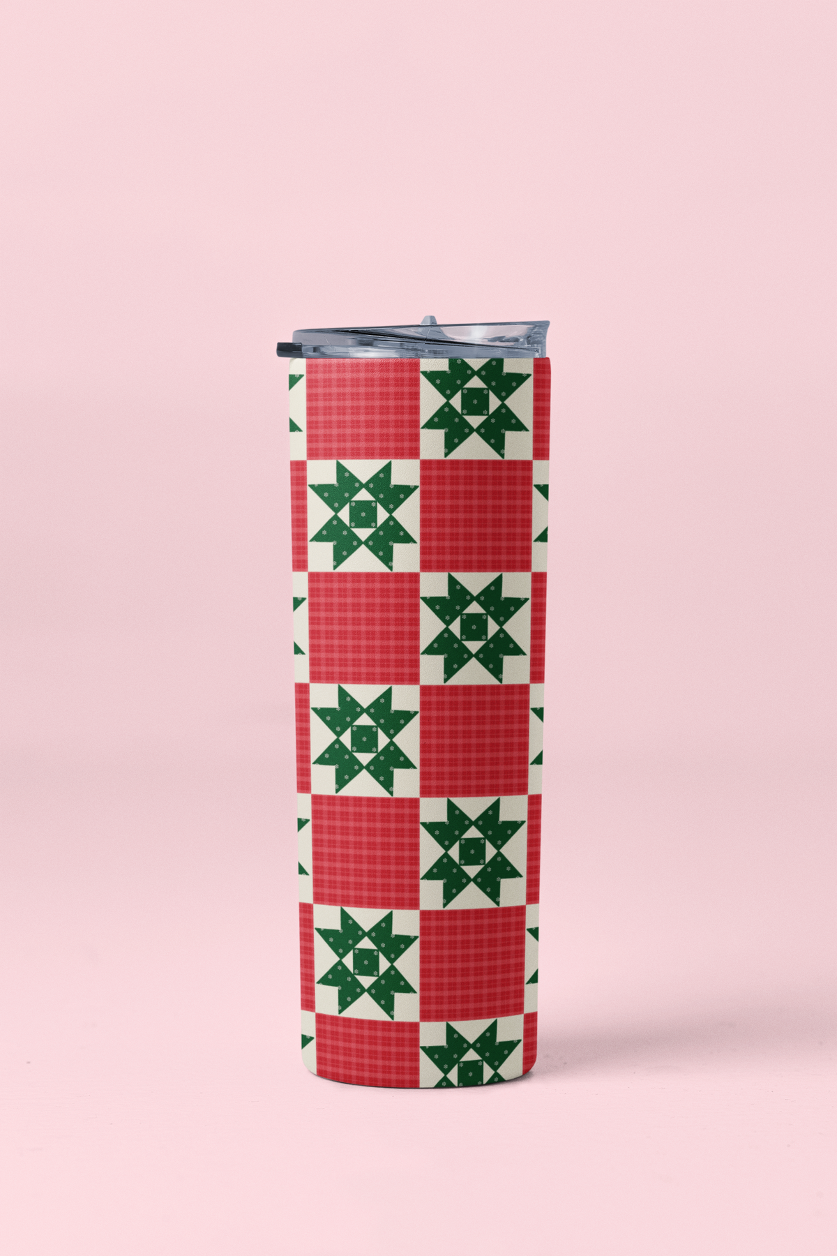 Festive Quilt Tumbler